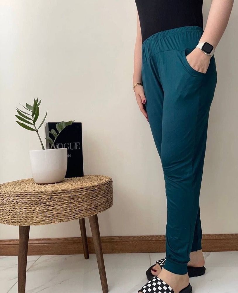 شلوار زنانه دخترانه راحتی گیاهی اسلش